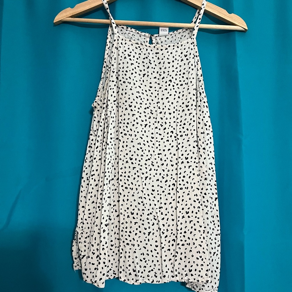Dalmatian Print Halter Tank